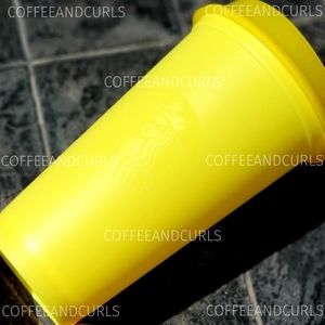 Starbucks Neon Yellow "Lemon" Single Reusable 16oz Hot Cup